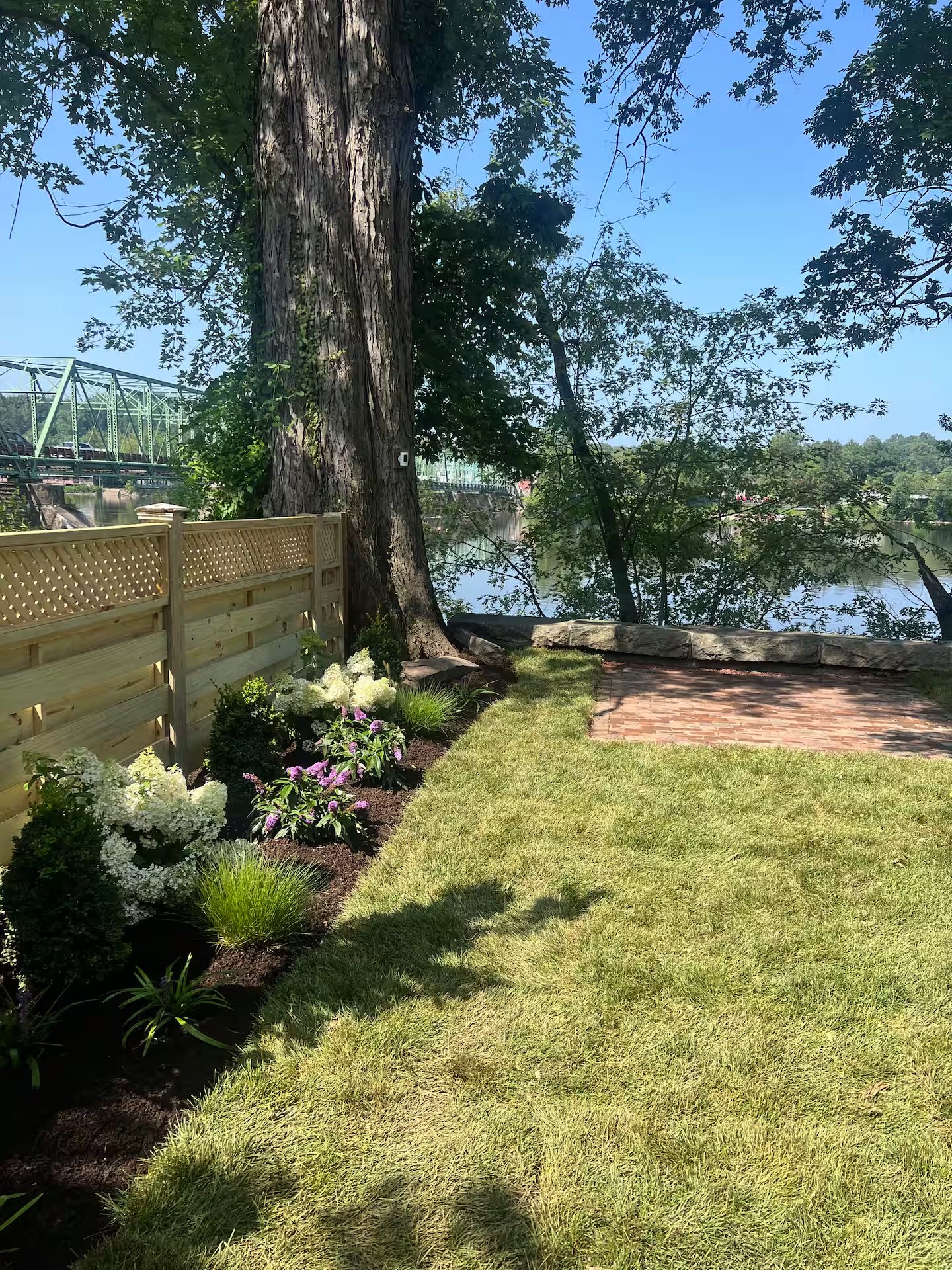 The Whole House — backyard river