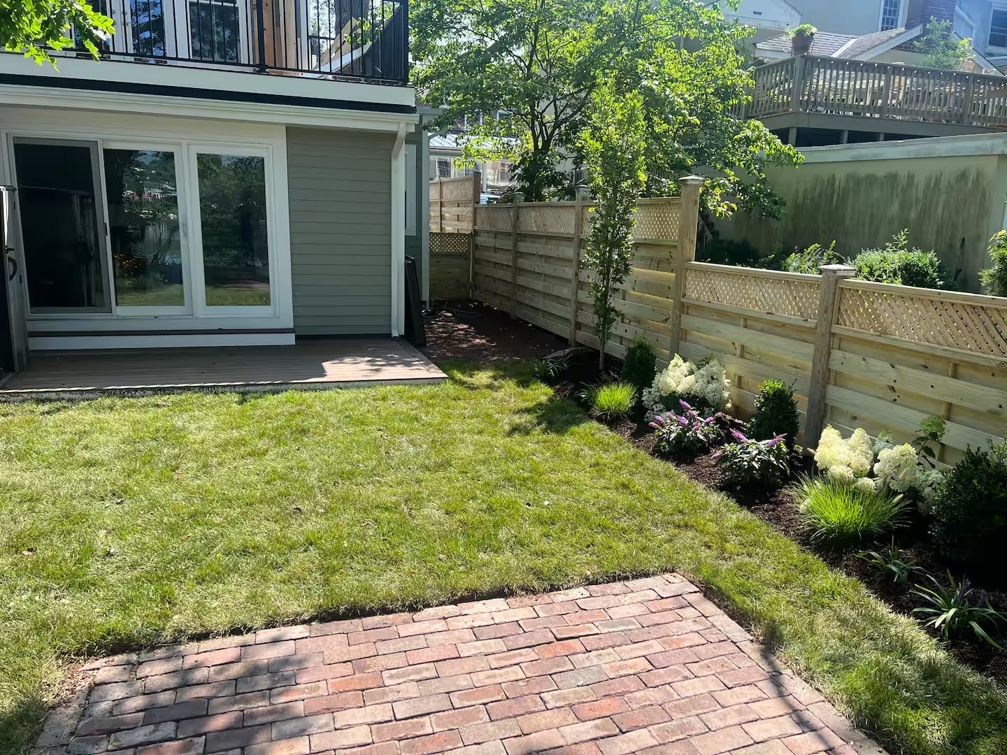 The Garden Level — side garden