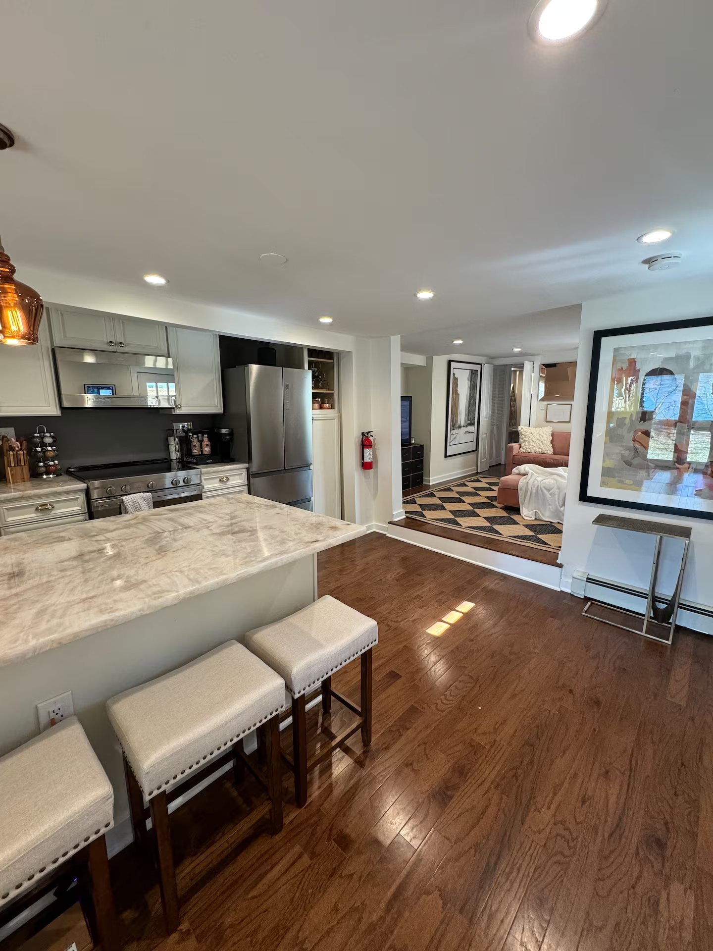 The Garden Level — sofa pullout